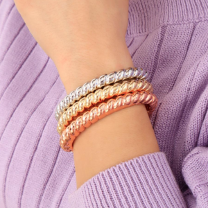 Women’s rhodium bracelet
